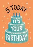 Load image into Gallery viewer, Birthdays - Personalised Card — with punch holes
