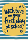 Load image into Gallery viewer, Back to school - Personalised Card — with punch holes
