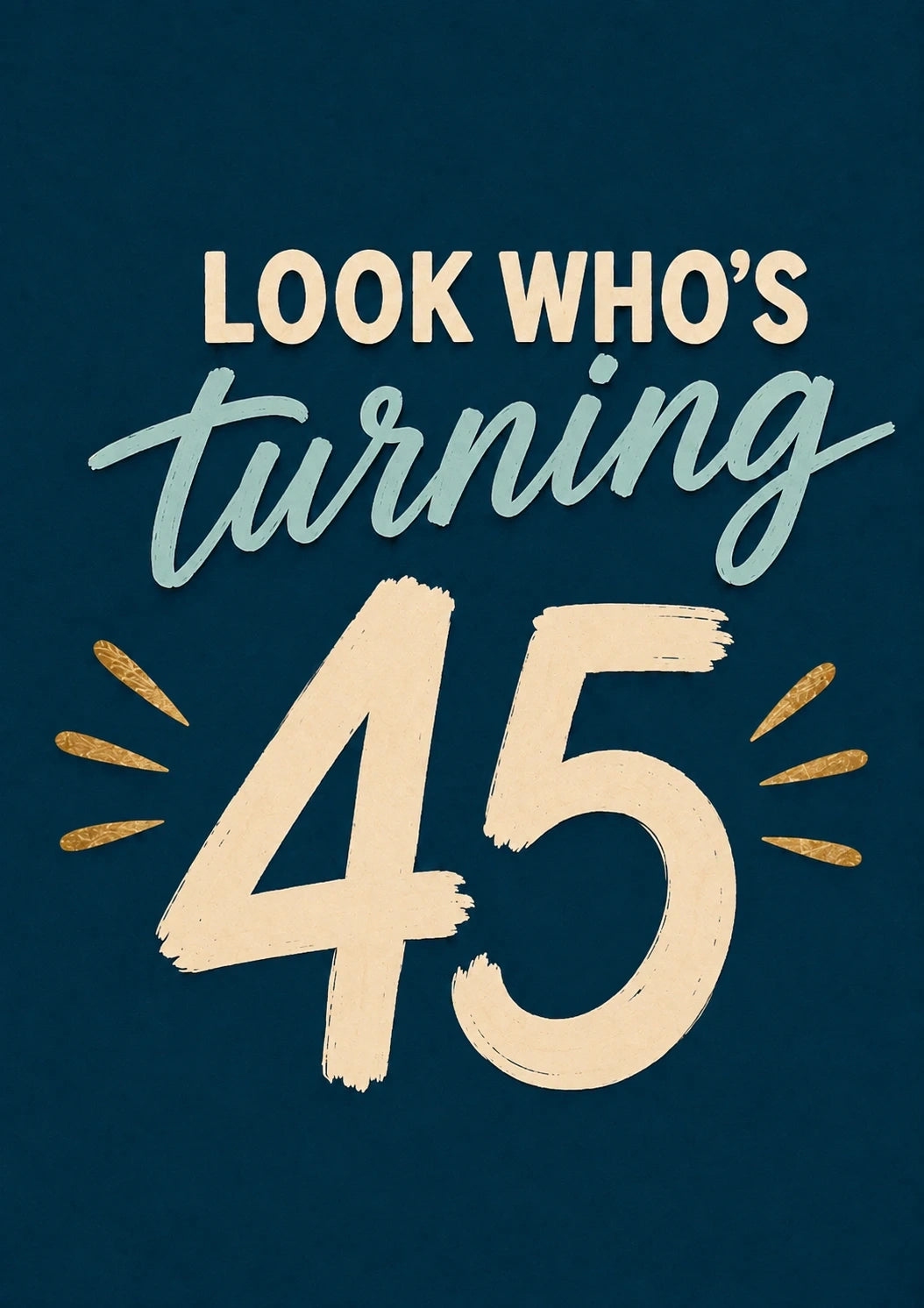 Birthdays - Personalised Card — with punch holes