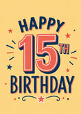 Load image into Gallery viewer, Birthdays - Personalised Card — with punch holes
