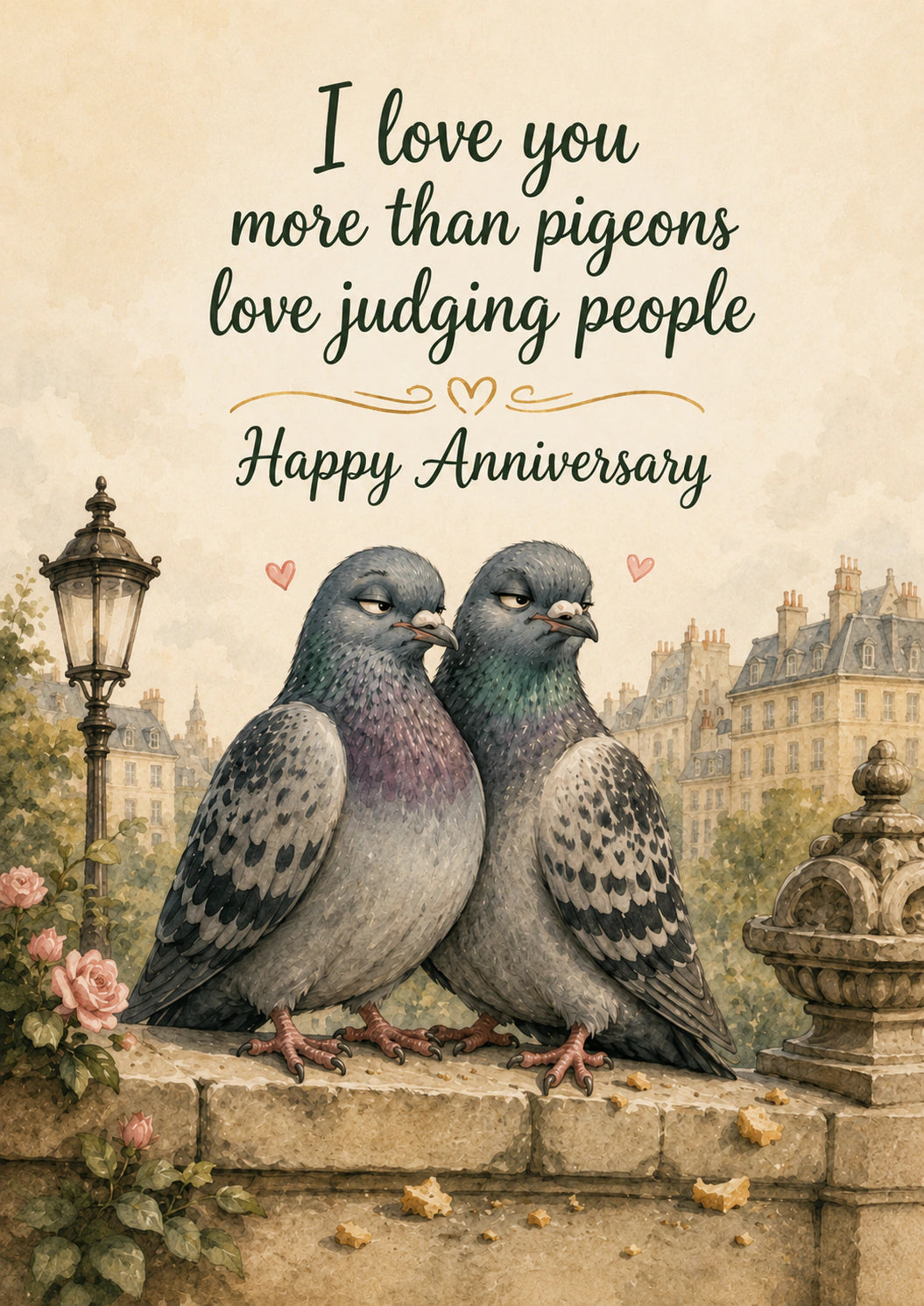 Anniversary Personalised Card
