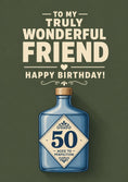 Load image into Gallery viewer, Birthdays - Personalised Card — with punch holes
