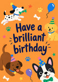 Load image into Gallery viewer, Birthdays - Personalised Card — with punch holes
