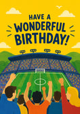 Load image into Gallery viewer, Birthdays - Personalised Card — with punch holes
