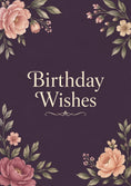 Load image into Gallery viewer, Vintage Floral Dark Purple 90th Birthday Card for Her
