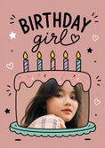 Load image into Gallery viewer, Birthdays - Personalised Card — with punch holes
