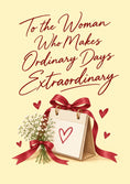 Load image into Gallery viewer, Valentine's day - Personalised Card — with punch holes
