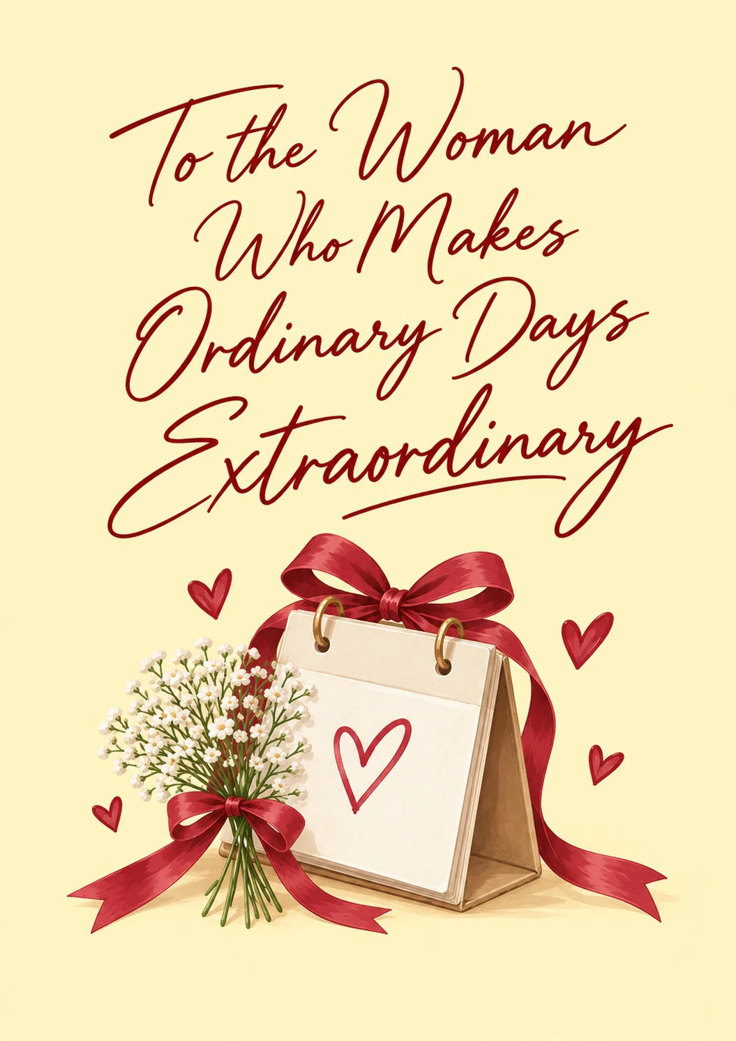 Ordinary Days Extraordinary Valentine's Day Card for Wife