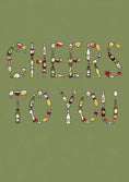 Load image into Gallery viewer, Cheers To You Wine Bottles 65th Birthday Card
