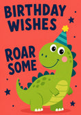 Load image into Gallery viewer, Birthdays - Personalised Card — with punch holes
