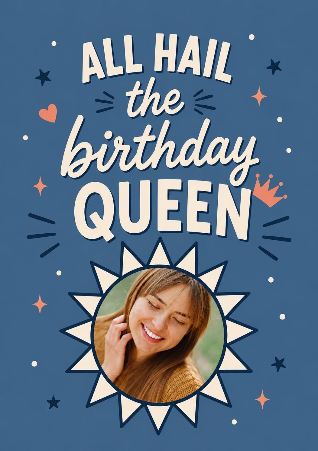 Birthdays - Personalised Card — with punch holes