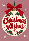 Load image into Gallery viewer, Christmas - Personalised Card — with punch holes
