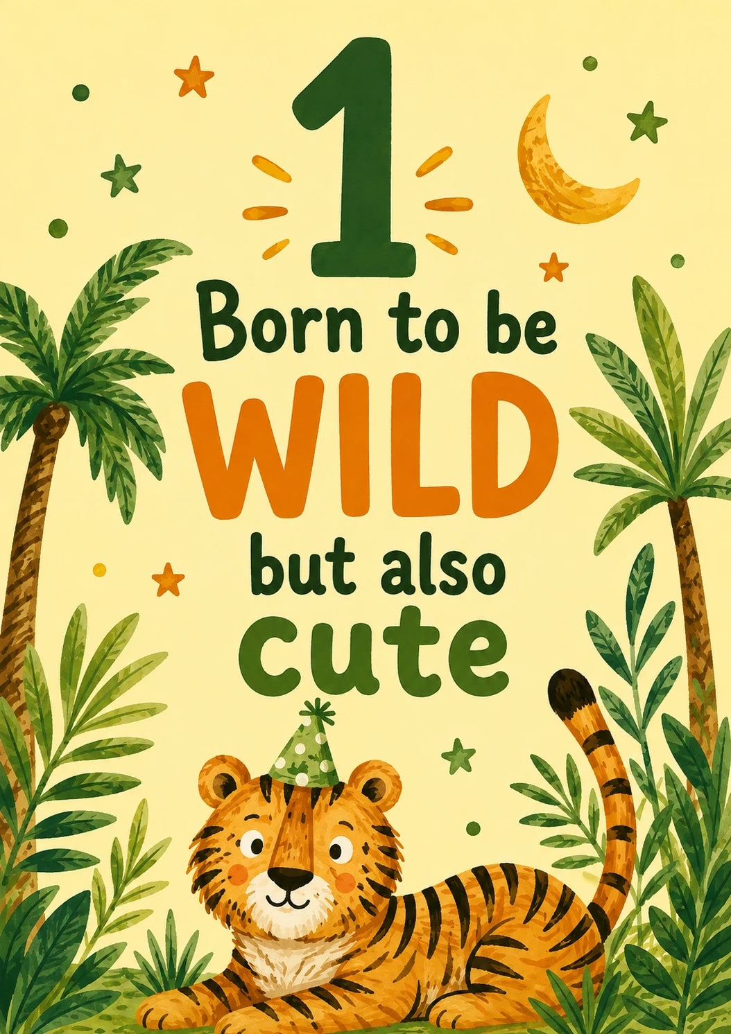 Birthdays - Personalised Card — with punch holes