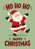 Load image into Gallery viewer, Christmas - Personalised Card — with punch holes
