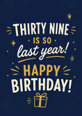 Load image into Gallery viewer, Birthdays - Personalised Card — with punch holes
