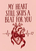 Load image into Gallery viewer, Anatomical Heart Skips a Beat Valentine's Day Card for Wife
