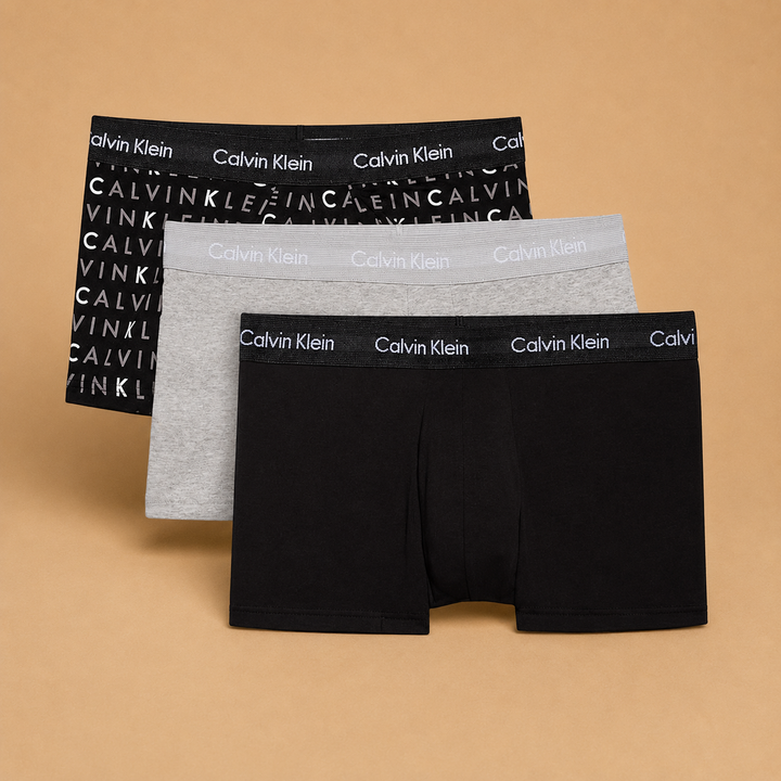 Calvin Klein Men's Low Waist Boxer Shorts 3pc Gift Set - Multicolor