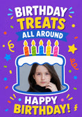 Load image into Gallery viewer, Birthdays - Personalised Card — with punch holes
