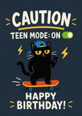 Load image into Gallery viewer, Birthdays - Personalised Card — with punch holes
