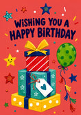 Load image into Gallery viewer, Birthdays - Personalised Card — with punch holes
