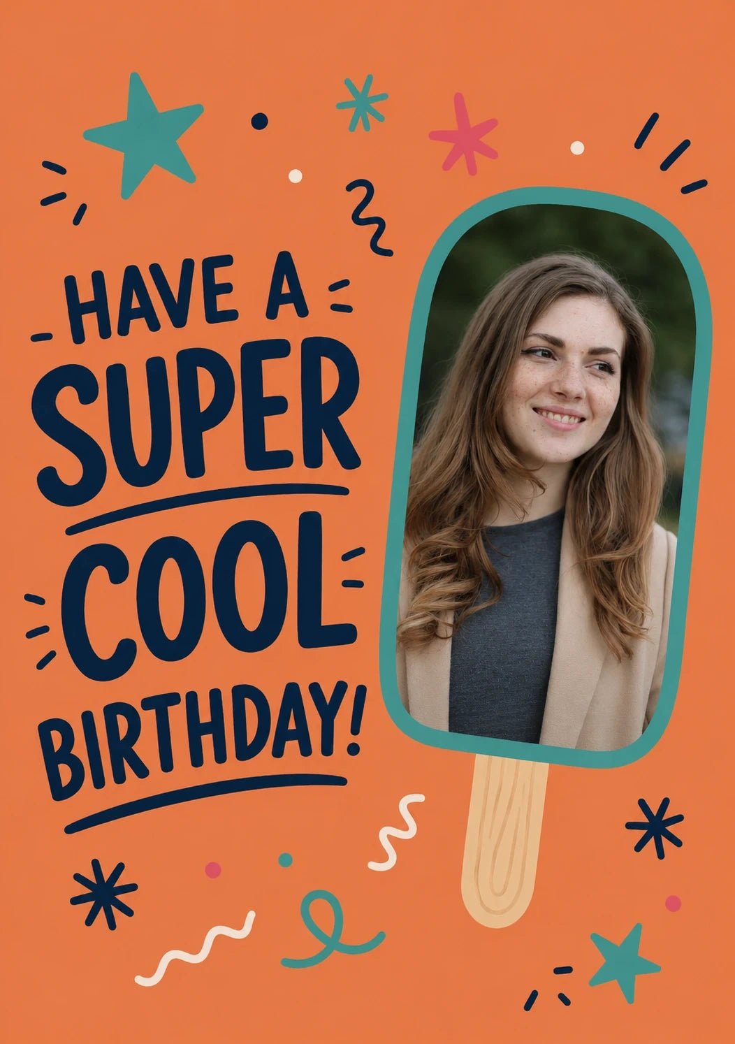 Birthdays - Personalised Card — with punch holes