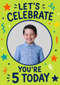 Load image into Gallery viewer, Birthdays - Personalised Card — with punch holes
