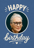 Load image into Gallery viewer, Birthdays - Personalised Card — with punch holes
