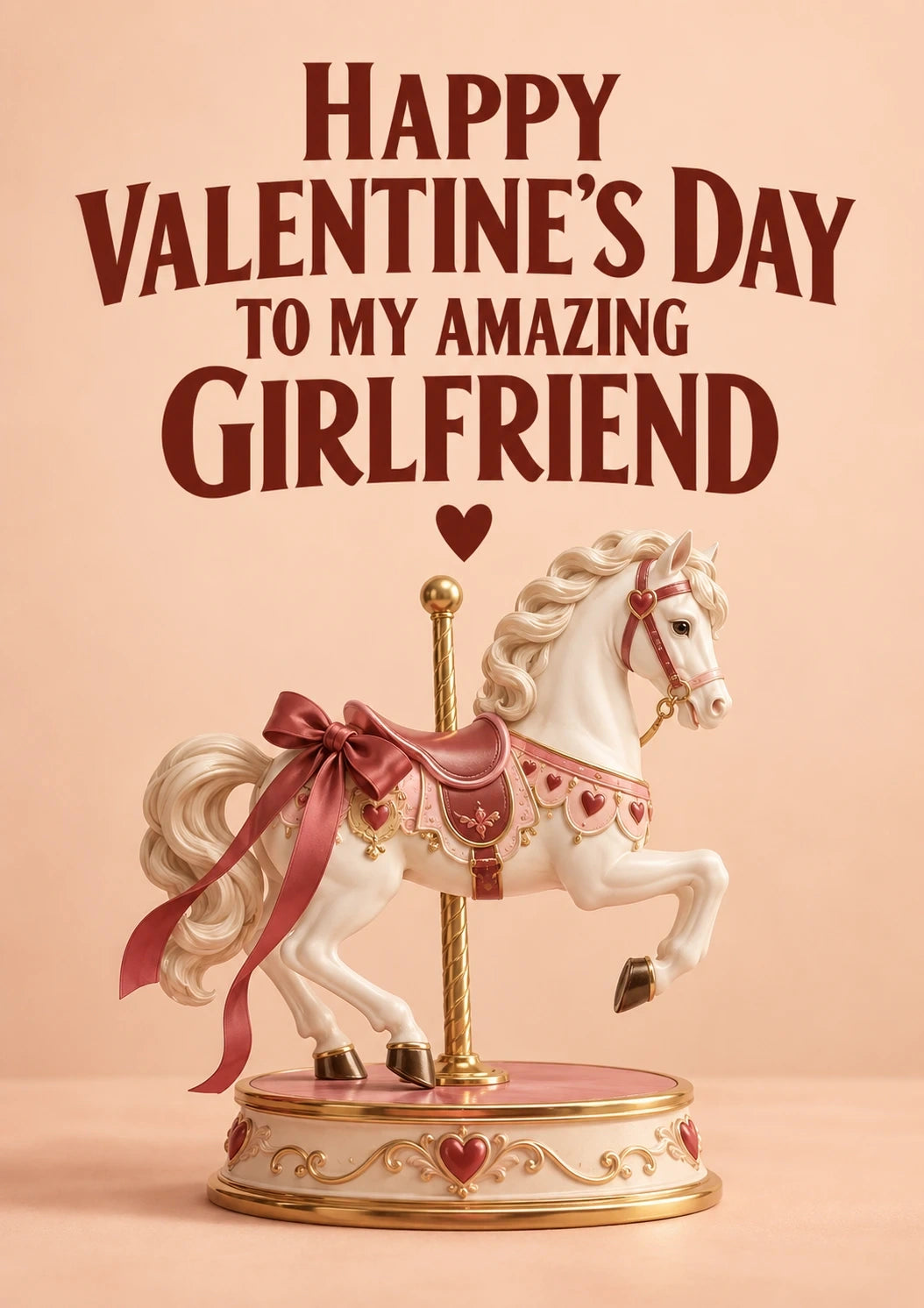 Valentine's day - Personalised Card — with punch holes