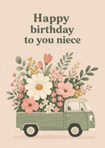 Load image into Gallery viewer, Birthdays - Personalised Card — with punch holes
