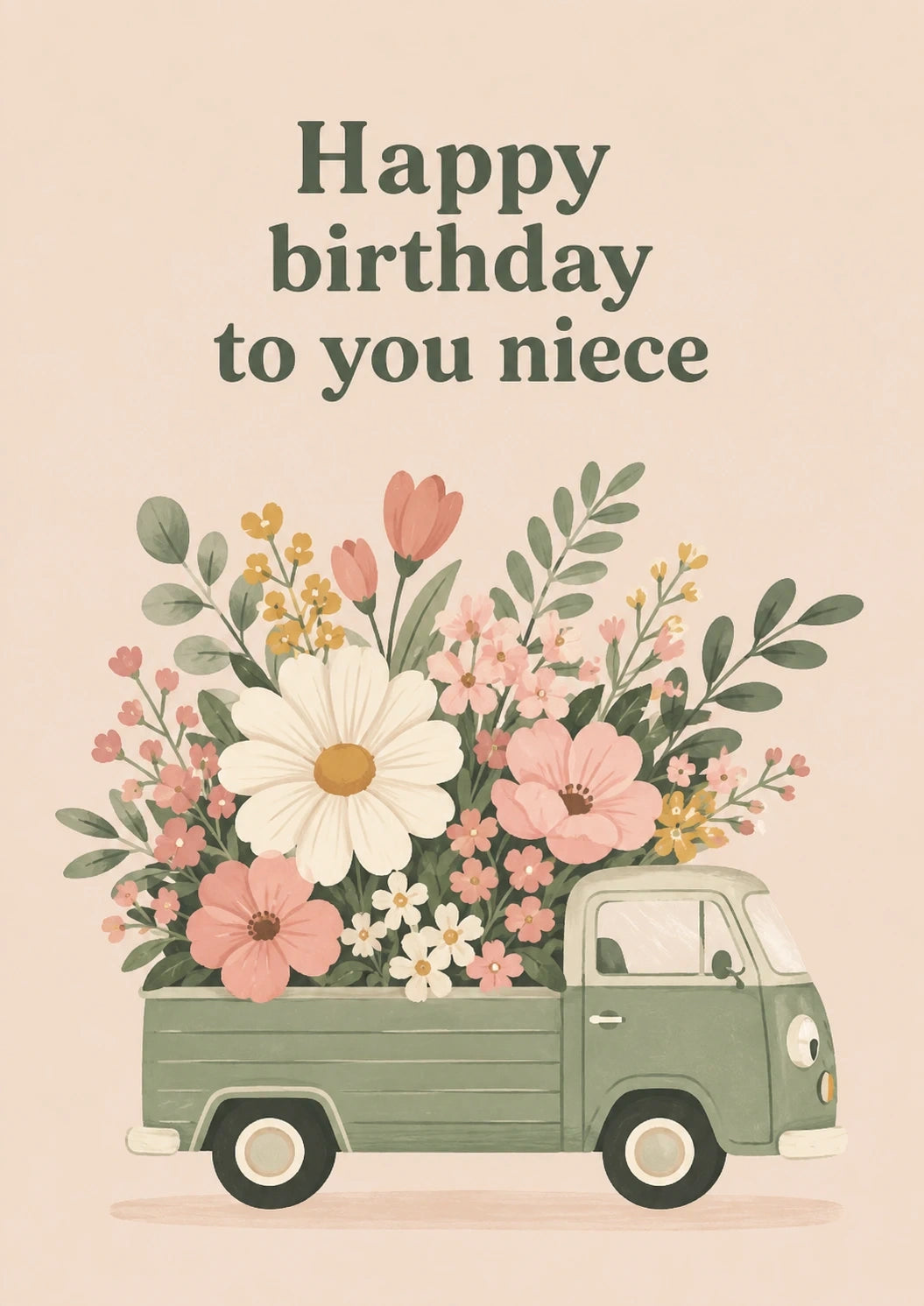 Birthdays - Personalised Card — with punch holes