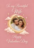 Load image into Gallery viewer, Valentine's day - Personalised Card — with punch holes
