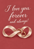 Load image into Gallery viewer, Valentine's day - Personalised Card — with punch holes

