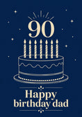 Load image into Gallery viewer, Birthdays - Personalised Card — with punch holes
