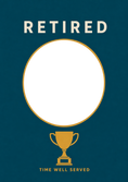 Load image into Gallery viewer, Retirement - Personalised Card — with punch holes
