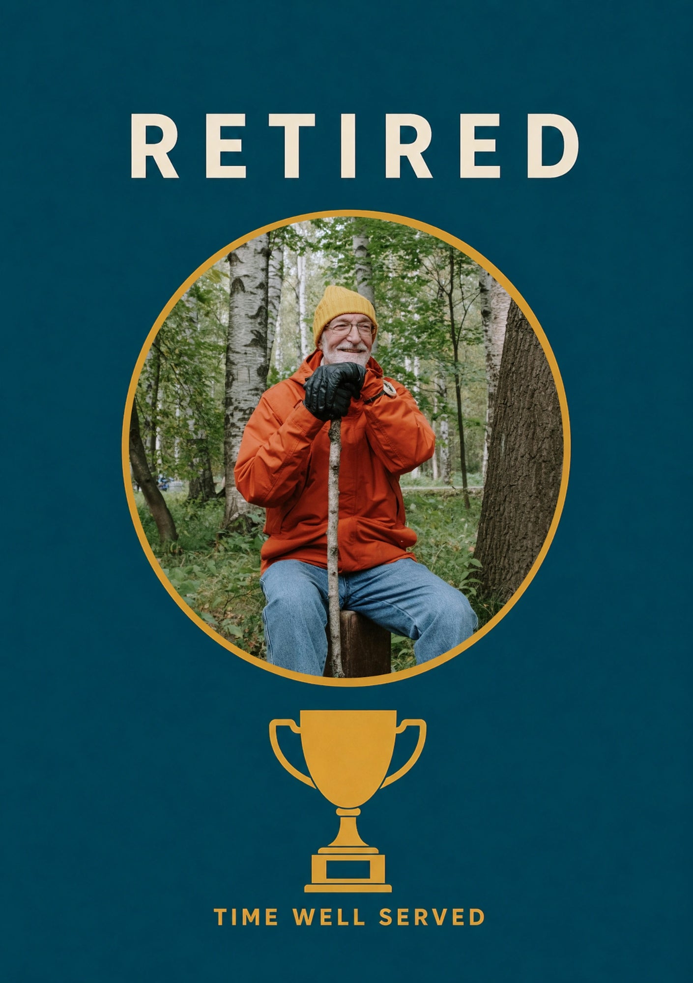 Retirement - Personalised Card