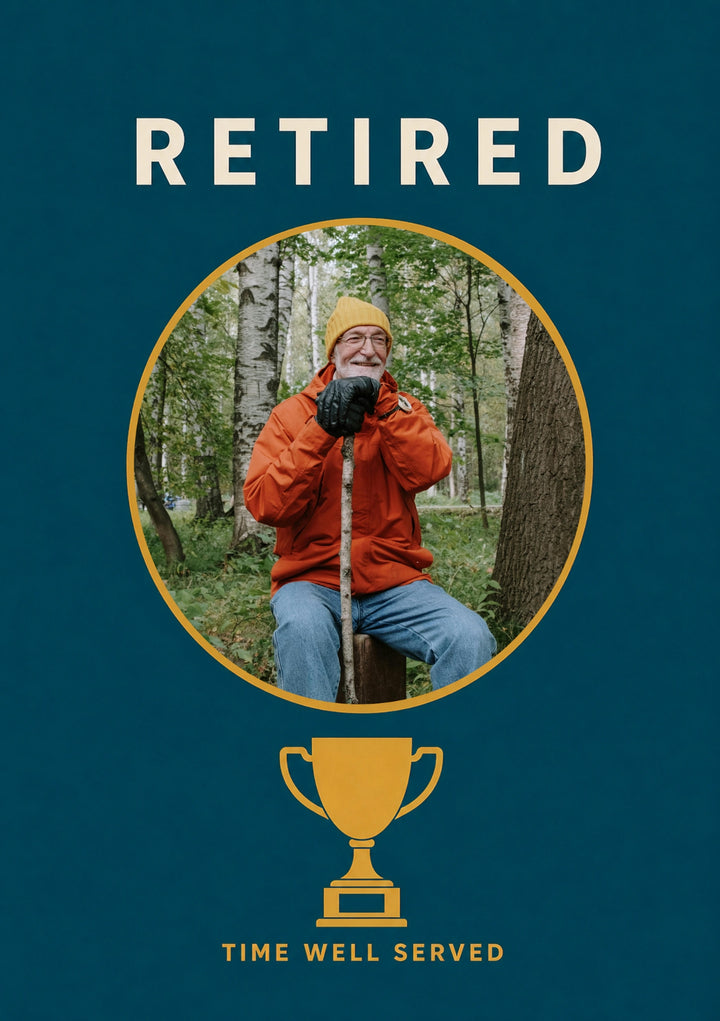 Retirement - Personalised Card