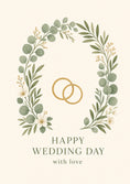 Load image into Gallery viewer, Wedding - Personalised Card — with punch holes
