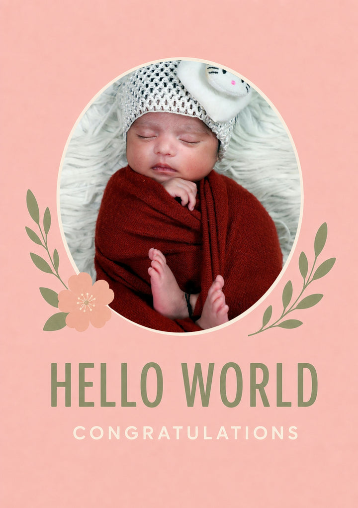 New Baby - Personalised Card