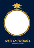 Load image into Gallery viewer, Graduation - Personalised Card — with punch holes
