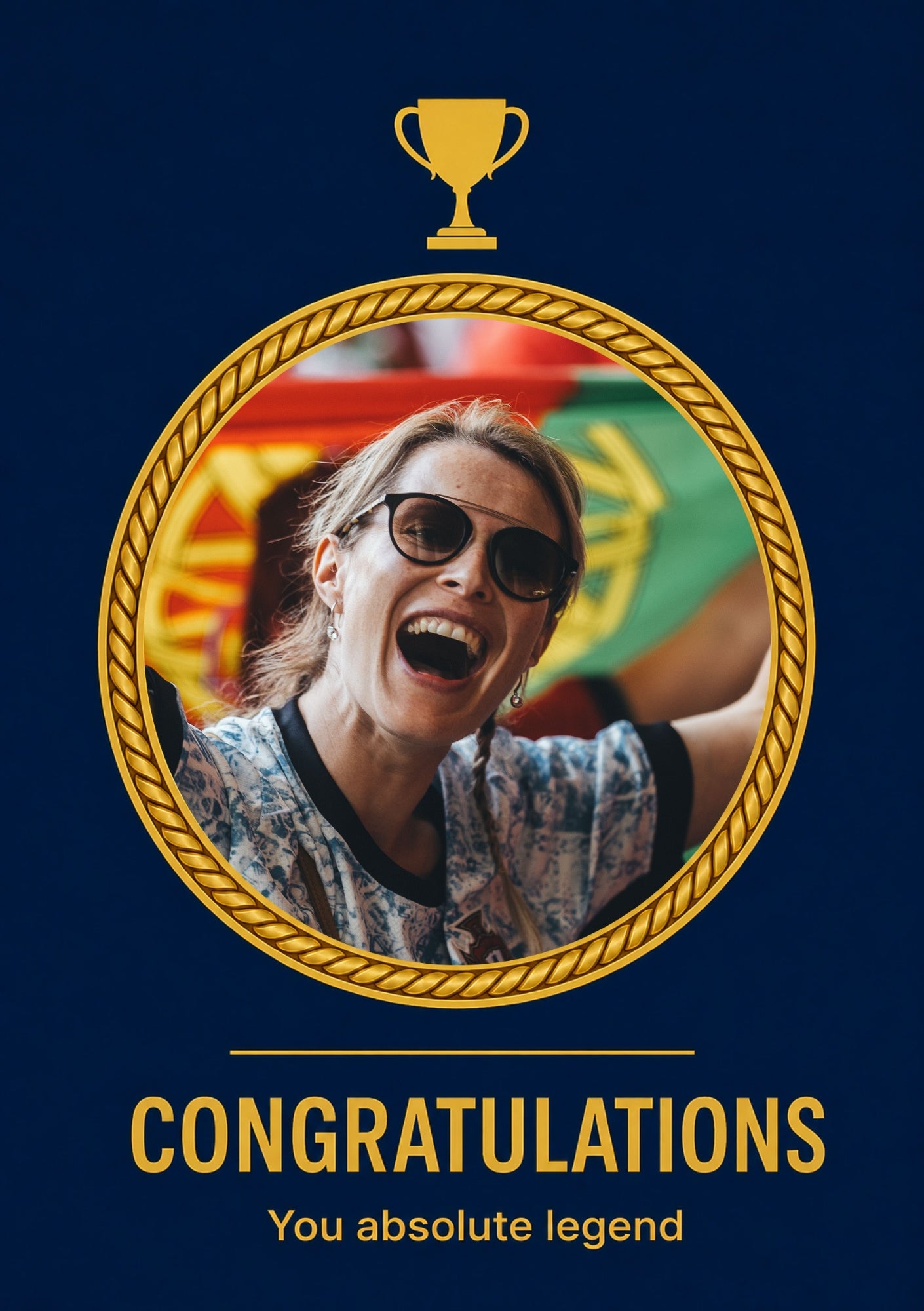 Congratulations - Personalised Card