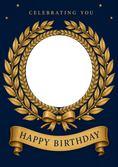 Load image into Gallery viewer, Birthdays - Personalised Card — with punch holes
