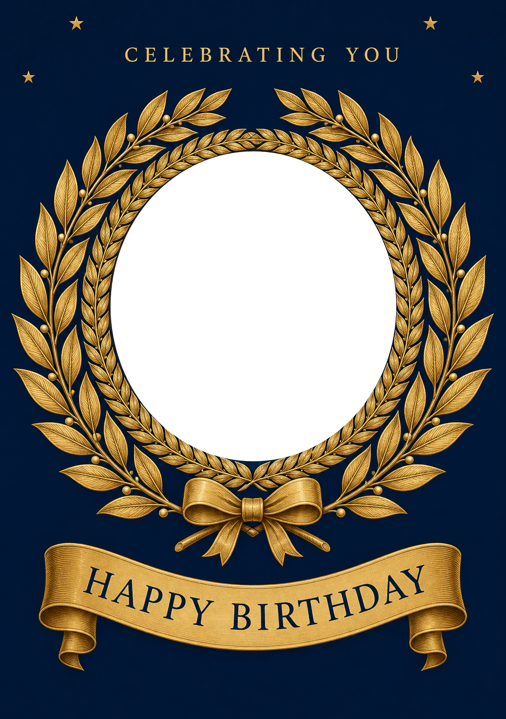 Birthdays - Personalised Card — with punch holes