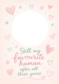 Load image into Gallery viewer, Anniversary Personalised Card — blank frame

