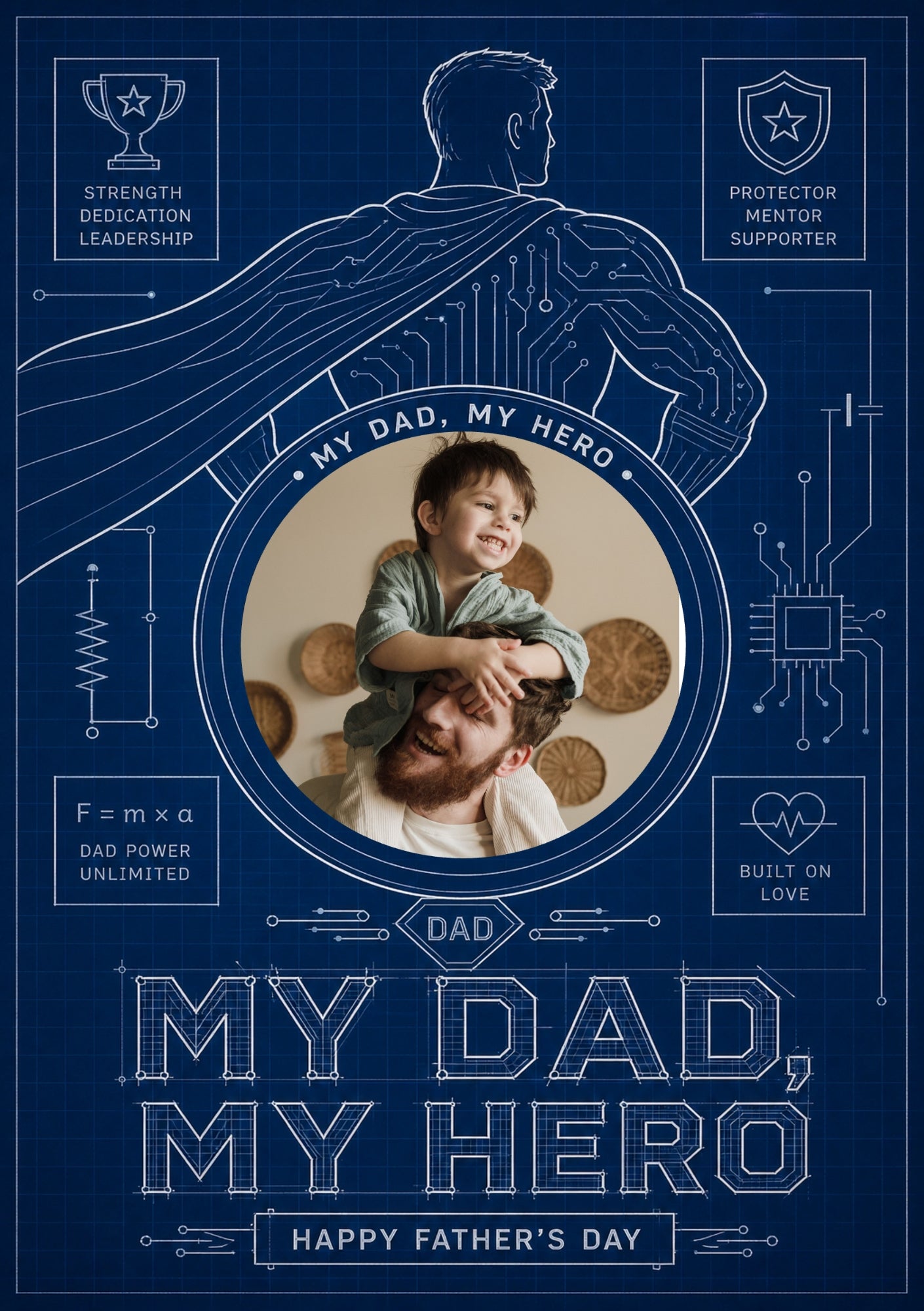 Father's Day - Personalised card