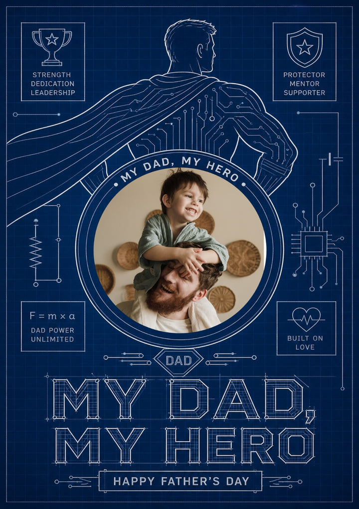 Father's Day - Personalised card
