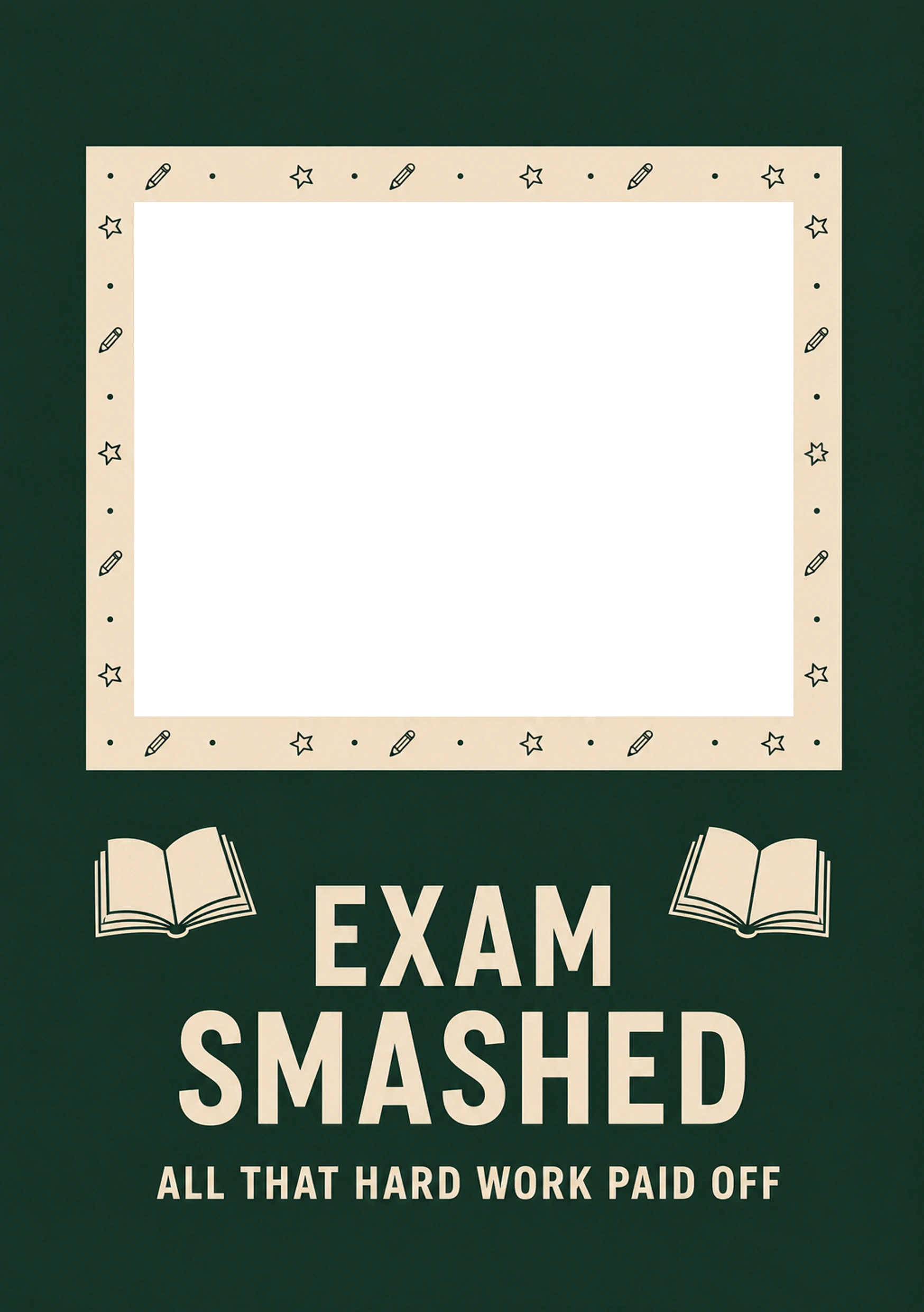 Exams - Personalised Card — with punch holes