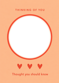 Load image into Gallery viewer, Just Because - Personalised Card — with punch holes
