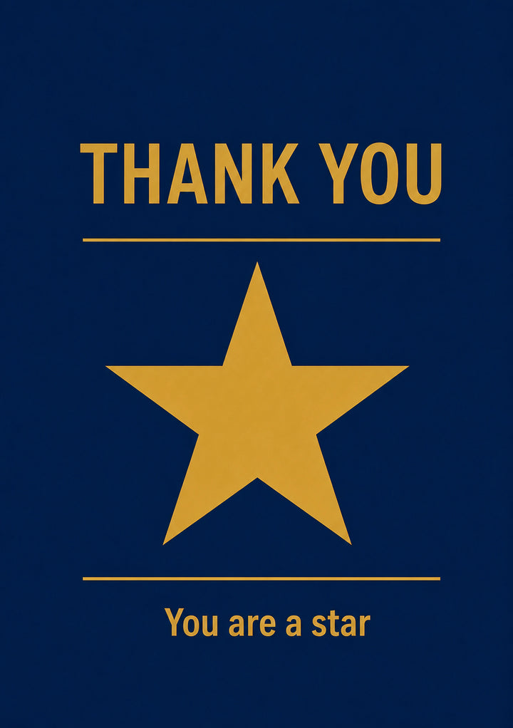 Thank You - Personalised Card