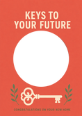 Load image into Gallery viewer, New Home - Personalised Card — with punch holes
