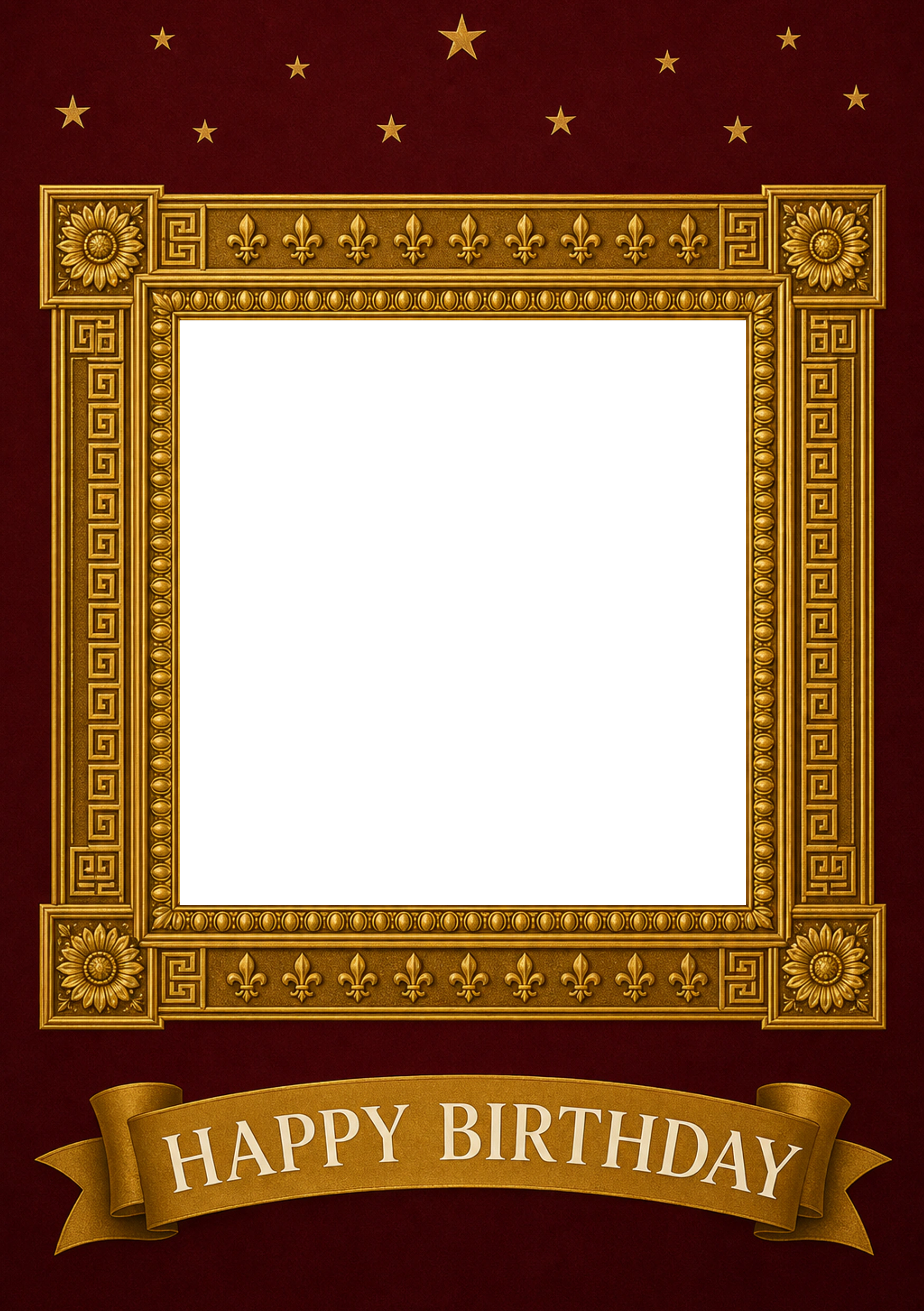 Birthdays - Personalised Card — with punch holes